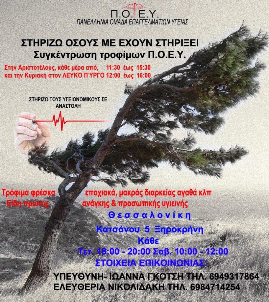 συλλογή τροφίμων Θεσσαλονίκη