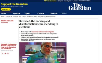Guardian: Ομάδα Ισραηλινών ειδικών χειραγωγούν εκλογικές διαδικασίες! Δραστηριοποιούνται και στην Ελλάδα!