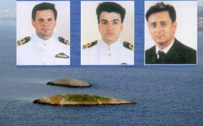 Θεοφάνης Μαλκίδης: Ίμια – Αιγαίον. Μνήμη Χριστόδουλου Καραθανάση, Παναγιώτη Βλαχάκου και Έκτορα Γιαλοψού.