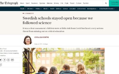Υπουργός Παιδείας της Σουηδίας: Τα σχολεία παρέμειναν ανοιχτά επειδή ακολουθήσαμε την επιστήμη